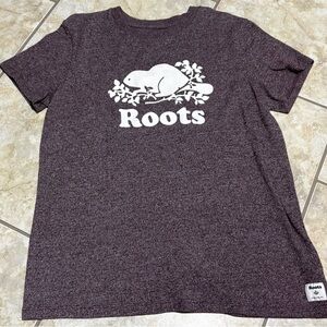 Roots Heathered Maroon Tee